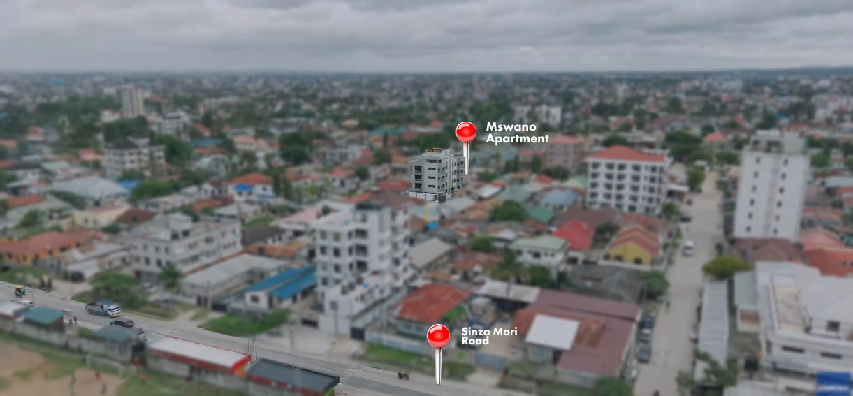 Mswano Apartments location map